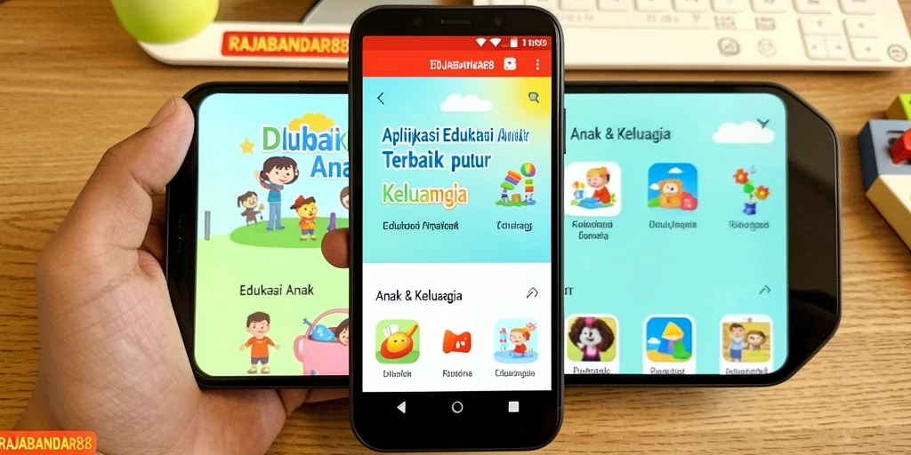 Antarmuka RAJABANDAR88 yang ramah anak dengan berbagai fungsi edukatif.